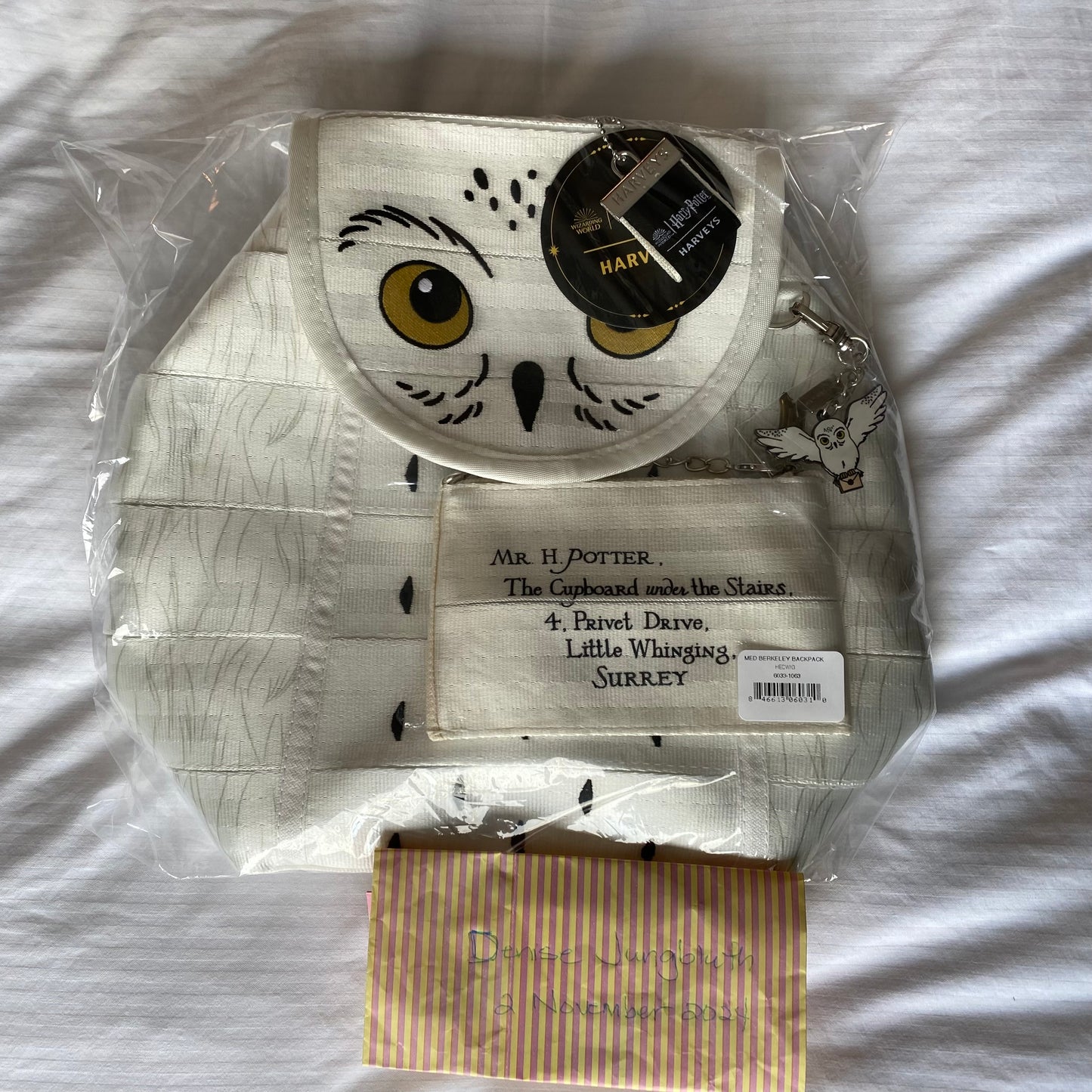 Harveys - Medium Berkeley Backpack / Harry Potter Hedwig - New
