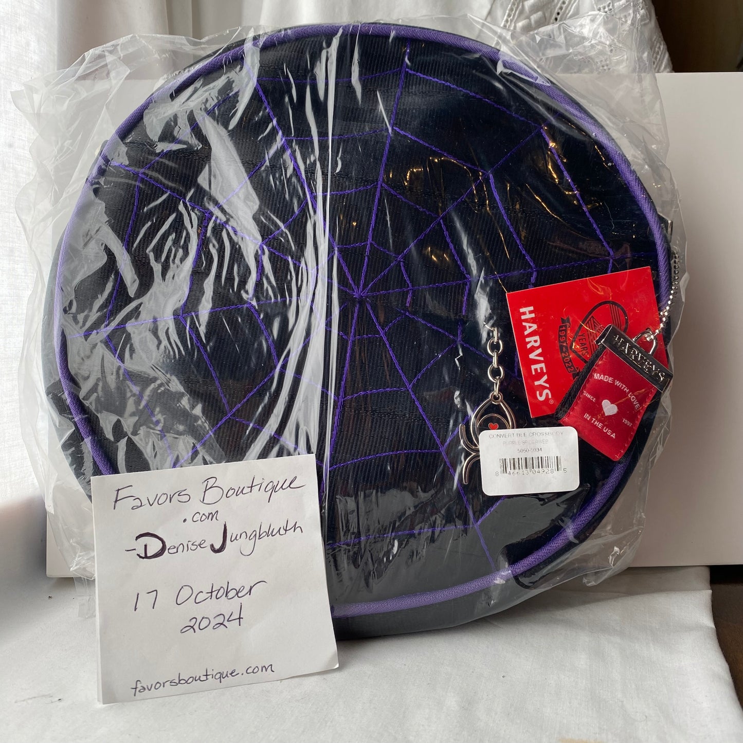 Harveys - Convertible Crossbody Collectors Series / Purple Spiderweb - New