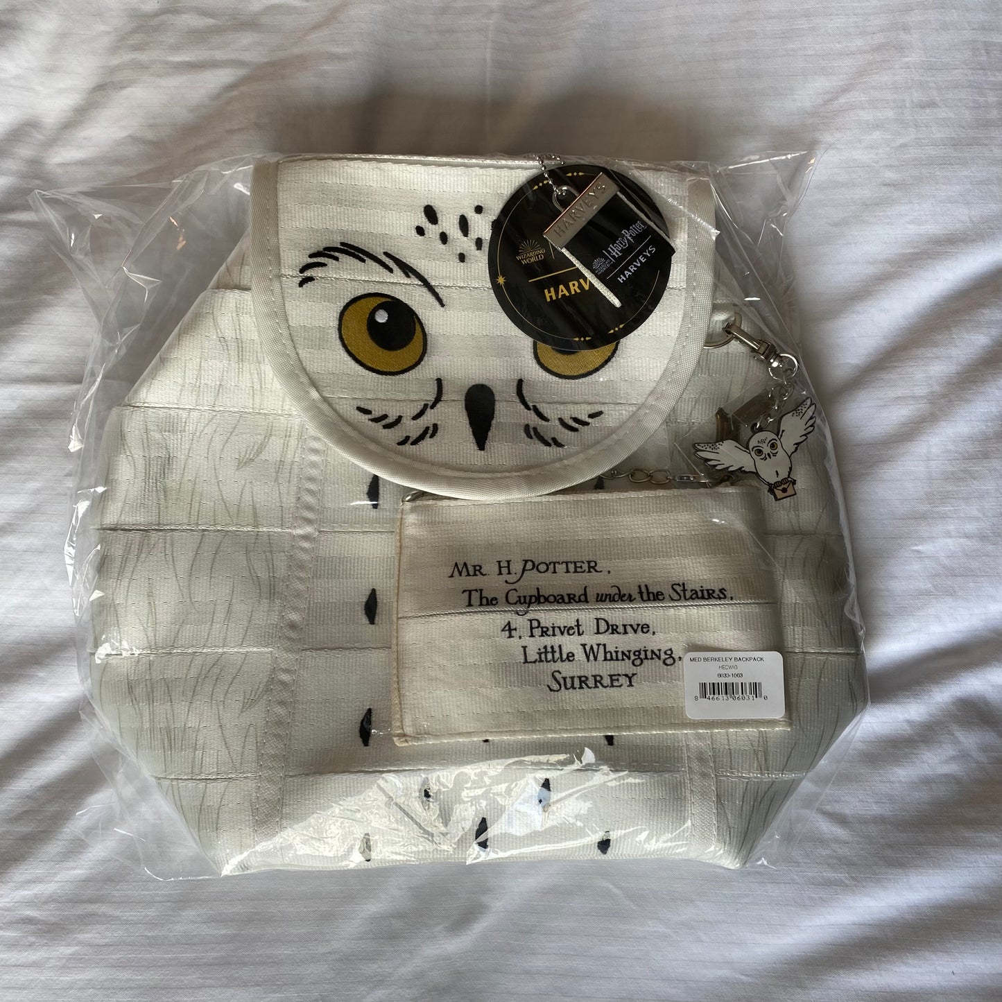 Harveys - Medium Berkeley Backpack / Harry Potter Hedwig - New
