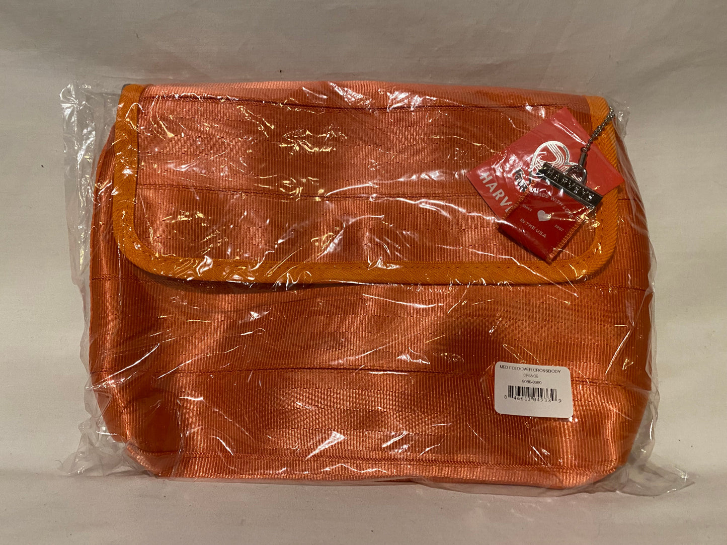 Harveys - Medium Foldover Crossbody / Orange - New