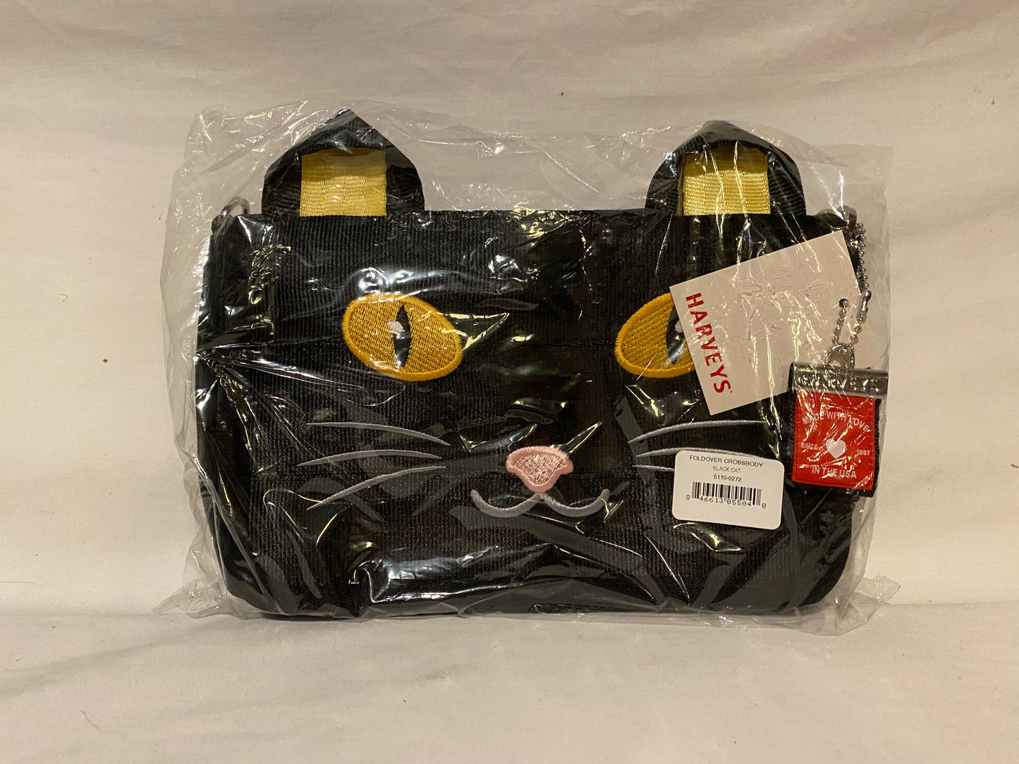 Harveys - Foldover Crossbody Collectors Series / Black Cat - New
