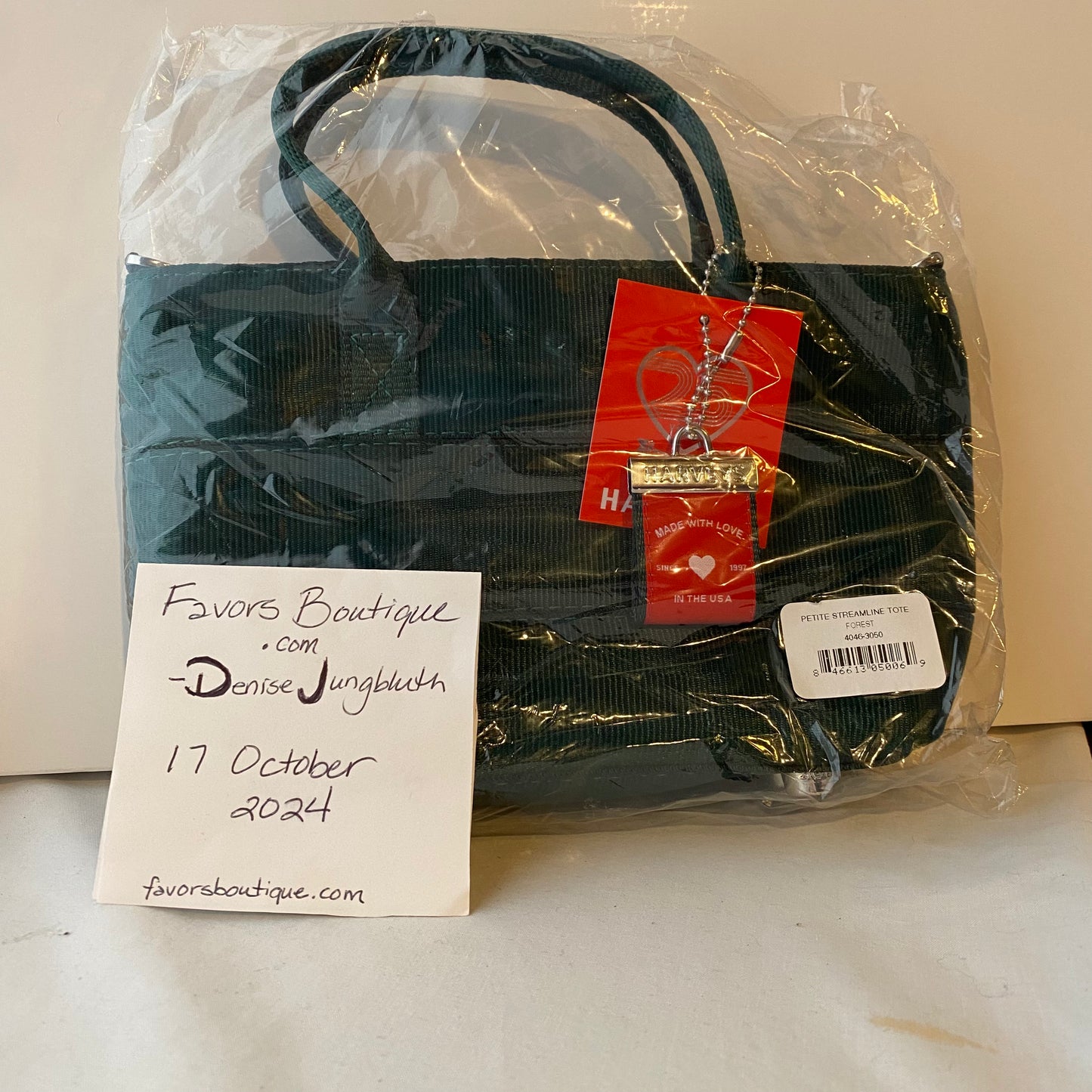 Harveys - Petite Streamline Tote / Forest - New