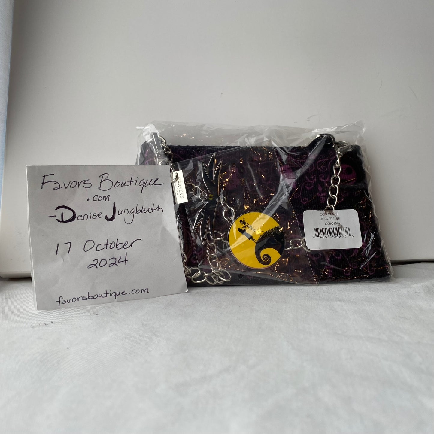 Harveys - Coin Purse / Nightmare Before Christmas Seatbelt Jack and Friends - New