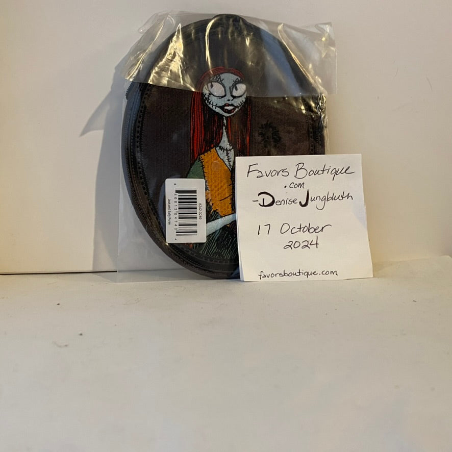 Harveys - Coin Purse / Nightmare Before Christmas Embroidered Jack and Sally - New