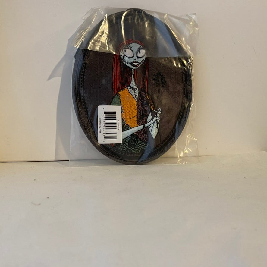 Harveys - Coin Purse / Nightmare Before Christmas Embroidered Jack and Sally - New