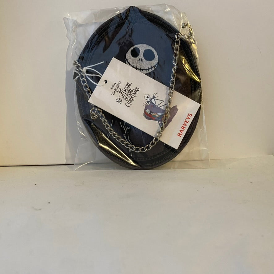 Harveys - Coin Purse / Nightmare Before Christmas Embroidered Jack and Sally - New