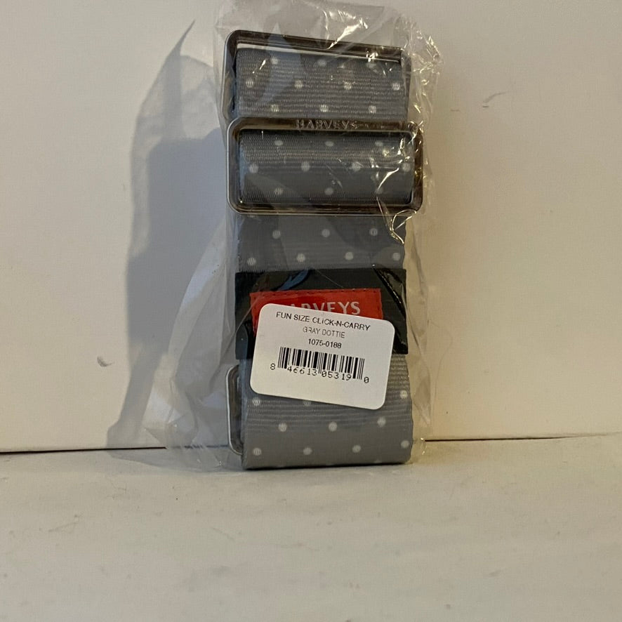 Harveys - 5 Panel Fun Size Click n Carry / Gray Dottie  - New