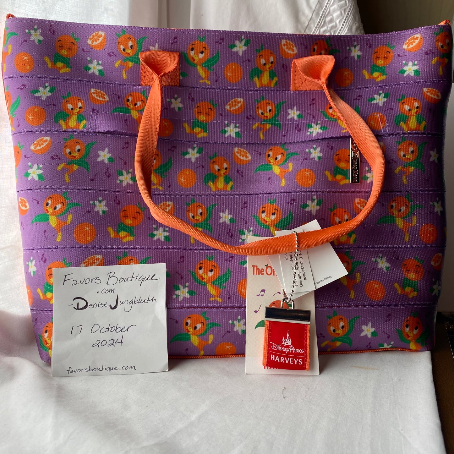 Harveys - Medium Streamline Tote / Orange Bird - New