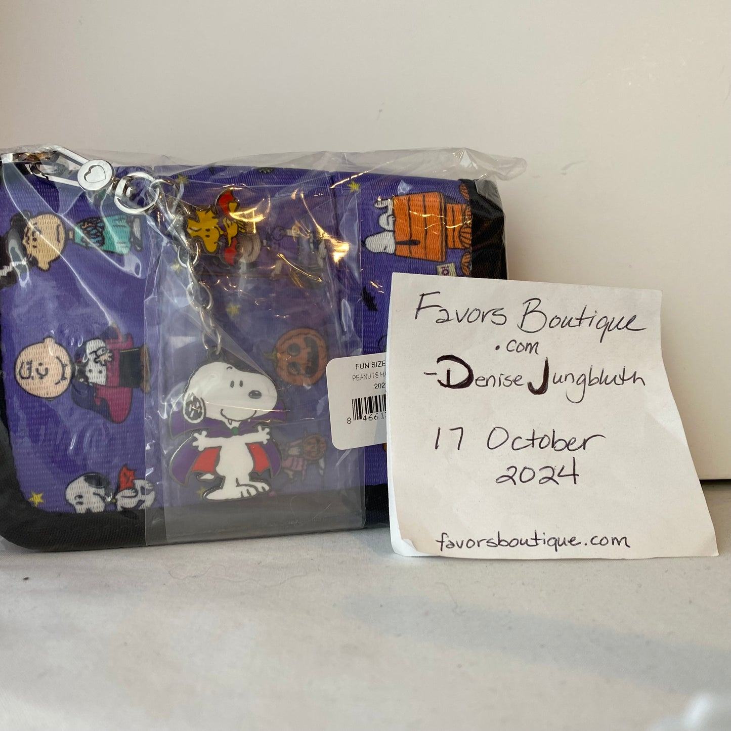Harveys - Fun Size Wallet / Peanuts Halloween - New