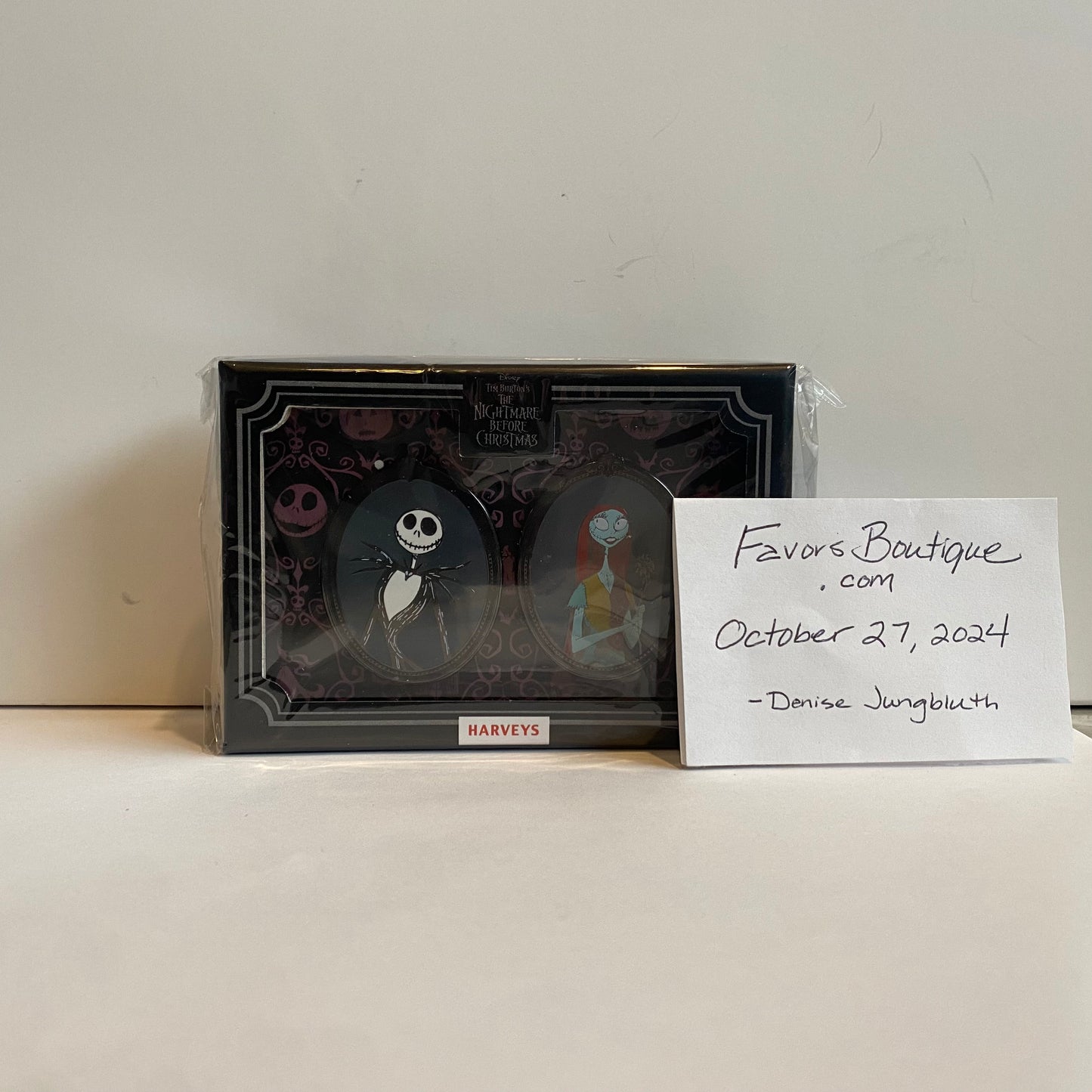 Harveys - Pin Set / Nightmare Before Christmas Jack and Sally - New