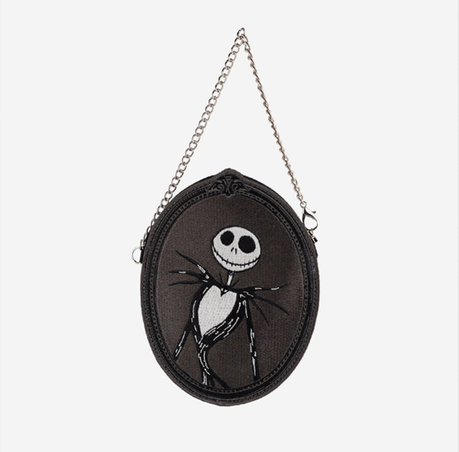 Harveys - Coin Purse / Nightmare Before Christmas Embroidered Jack and Sally - New