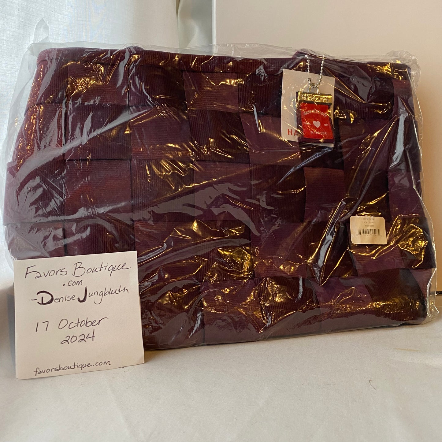 Harveys - Large Tote / Black Cherry - New